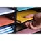 Adiroffice Black, MDF Wood, 11.8 in W, 16.3 in L, 39.3 in D ADI500-24-BLK-MK - alternate 4